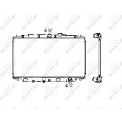Aušinimo radiatorius
                                NRF                                506743, NRF, 506743, auto detalė