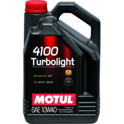 Alyva MOTUL 4100 TURBOLIGHT 10W40 5L
                                MOTUL                                MTL108645, MOTUL, M