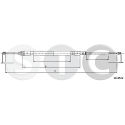 trosas, stovėjimo stabdys
                                STC                                                T480841, STC, T