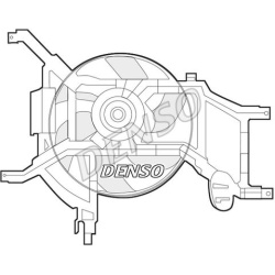 ventiliatorius, radiatoriaus
                                DENSO                                                DER37002, D