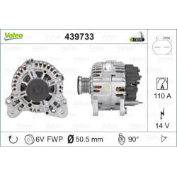 kintamosios srovės generatorius VALEO ORIGINS NEW OE TECHNOLOGY
                                                439733, VALE