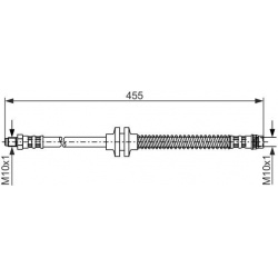 stabdžių žarnelė
                                BOSCH                                                1 987 476 126, BOSC