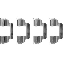 priedų komplektas, diskinių stabdžių trinkelės
                                BOSCH                                    