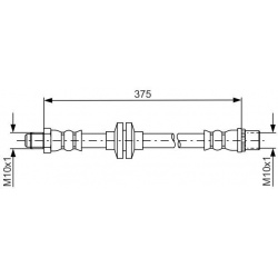 stabdžių žarnelė
                                BOSCH                                                1 987 481 695, BOSC