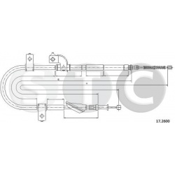 Trosas, stovėjimo stabdys
                                STC                                                T483304, STC, T