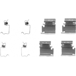 priedų komplektas, diskinių stabdžių trinkelės
                                BOSCH                                1 98