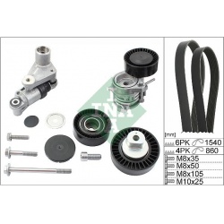 V formos rumbuotas diržas, komplektas
                                INA                                                529