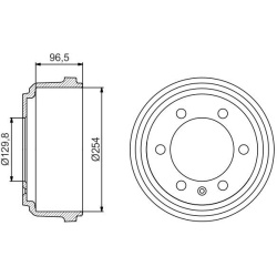 stabdžių būgnas
                                BOSCH                                                0986477218, BOSCH, 09