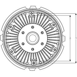 sankaba, radiatoriaus ventiliatorius
                                NRF                                                49713