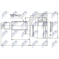 pusašio šarnyras
NTY NPZ-FR-003, NTY, NPZ-FR-003, auto detal