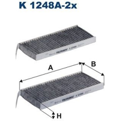 filtras, salono oras
                                FILTRON                                                K1248A-2X, Nenuro