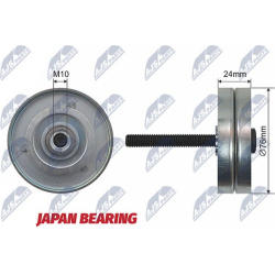 kreipiantysis skriemulys, V formos rumbuotas diržas
                                                RNK-VW-009, NTY, RNK-VW-