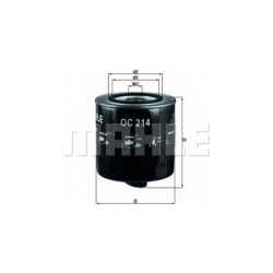 Filtras tepalo
                                MAHLE                                                OC214, MAHLE, OC214, auto