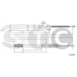 trosas, stovėjimo stabdys
STC T482020, STC, T