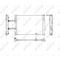 Aušinimo radiatorius
                                NRF                                                53755, NRF, 53755, a