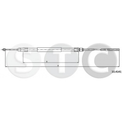 trosas, stovėjimo stabdys
                                STC                                                T480661, STC, T