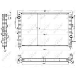 Aušinimo radiatorius
                                NRF                                                53197, NRF, 53197, a