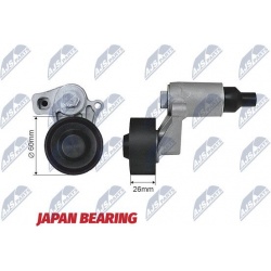 įtempiklio skriemulys, V formos rumbuotas diržas
                                NTY                                       