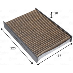filtras, salono oras VALEO PROTECT MAX
                                                701034, VALEO, 701034, auto detalė