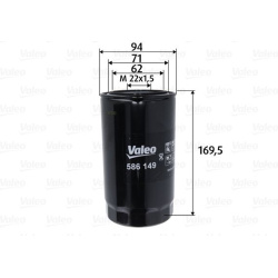 alyvos filtras
                                VALEO                                                586149, VALEO, 586149, au
