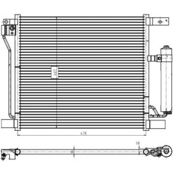 kondensatorius, oro kondicionierius EASY FIT
                                NRF                                350422, NRF, 