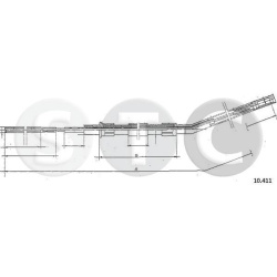 trosas, stovėjimo stabdys
                                STC                                                T480629, STC, T
