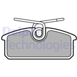 stabdžių trinkelių rinkinys, diskinis stabdys
DELPHI LP3150