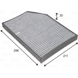 Filtras, salono oras VALEO PROTECT MAX
                                                701045, VALEO, 701045, auto detalė