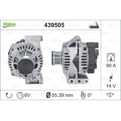 kintamosios srovės generatorius VALEO ORIGINS NEW OE TECHNOLOGY
                                                439505, VALE
