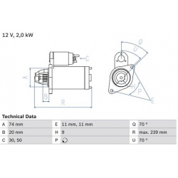 Starteris
                                BOSCH                                                0986022440, BOSCH, 0986022440,
