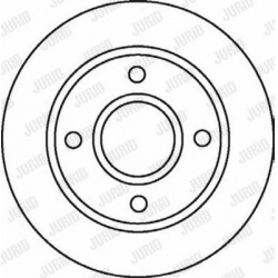 stabdžių diskas (1vnt) COAT+
                                JURID                                                562078JC,