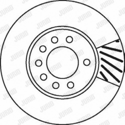 stabdžių diskas (1vnt) COAT+
                                JURID                                                562070JC,