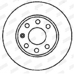 stabdžių diskas (1vnt) COAT+
                                JURID                                                561248JC,
