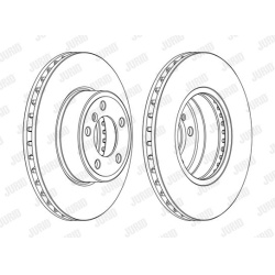 stabdžių diskas (1vnt) COAT+
JURID 562272JC-