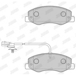stabdžių trinkelių rinkinys, diskinis stabdys
                                JURID                                       