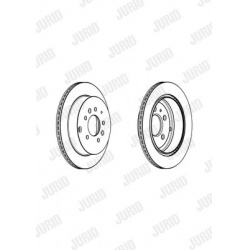 stabdžių diskas (1vnt) COAT+
JURID 562923JC,