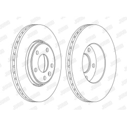 stabdžių diskas (1vnt) COAT+
                                JURID                                                562241JC,