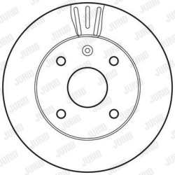 stabdžių diskas (1vnt) COAT+
                                JURID                                                562662JC,