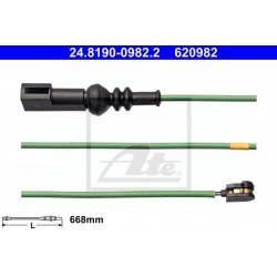 įspėjimo kontaktas, stabdžių trinkelių susidėvėjimas
                                ATE                              