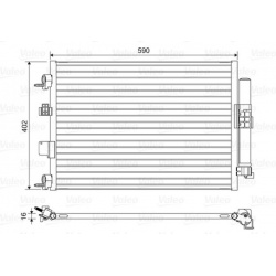 kondensatorius, oro kondicionierius
                                VALEO                                814161, VALEO, 81416