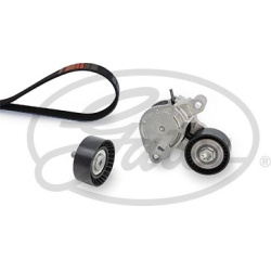 V formos rumbuotas diržas, komplektas Micro-V® UNIQUE FIT
                                GATES                            