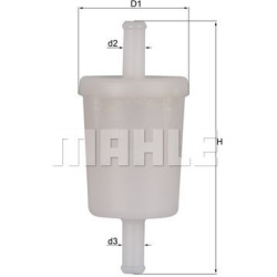 kuro filtras
                                MAHLE                                                KL260OF, MAHLE, KL260OF, au