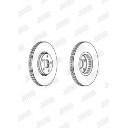 stabdžių diskas (1vnt) COAT+
                                JURID                                                562949JC-