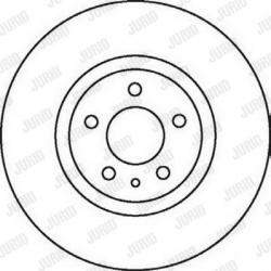 stabdžių diskas (1vnt) COAT+
                                JURID                                                562061JC,