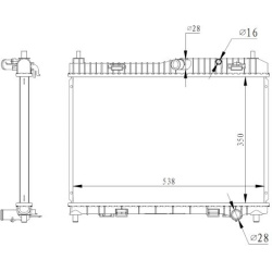 Aušinimo radiatorius
                                NRF                                                59317, NRF, 59317, a