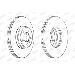 stabdžių diskas (1vnt) COAT+
                                JURID                                                562899JC-