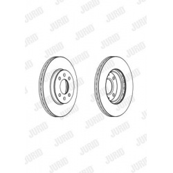 stabdžių diskas (1vnt) COAT+
                                JURID                                                562742JC,