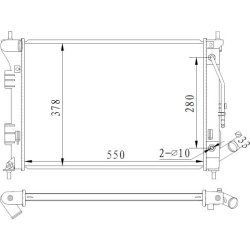 Aušinimo radiatorius
NRF 59292, NRF, 59292, a