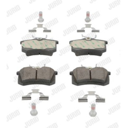stabdžių trinkelių rinkinys, diskinis stabdys Jurid White Low Dust
                                573005JC, JURID, 573005
