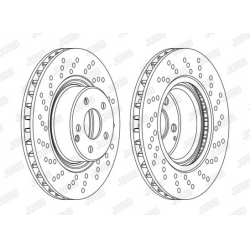 stabdžių diskas (1vnt) COAT+
JURID 562101JC-